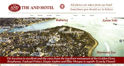 Desktop Screenshot of andhotel.com