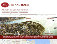 Tablet Screenshot of andhotel.com